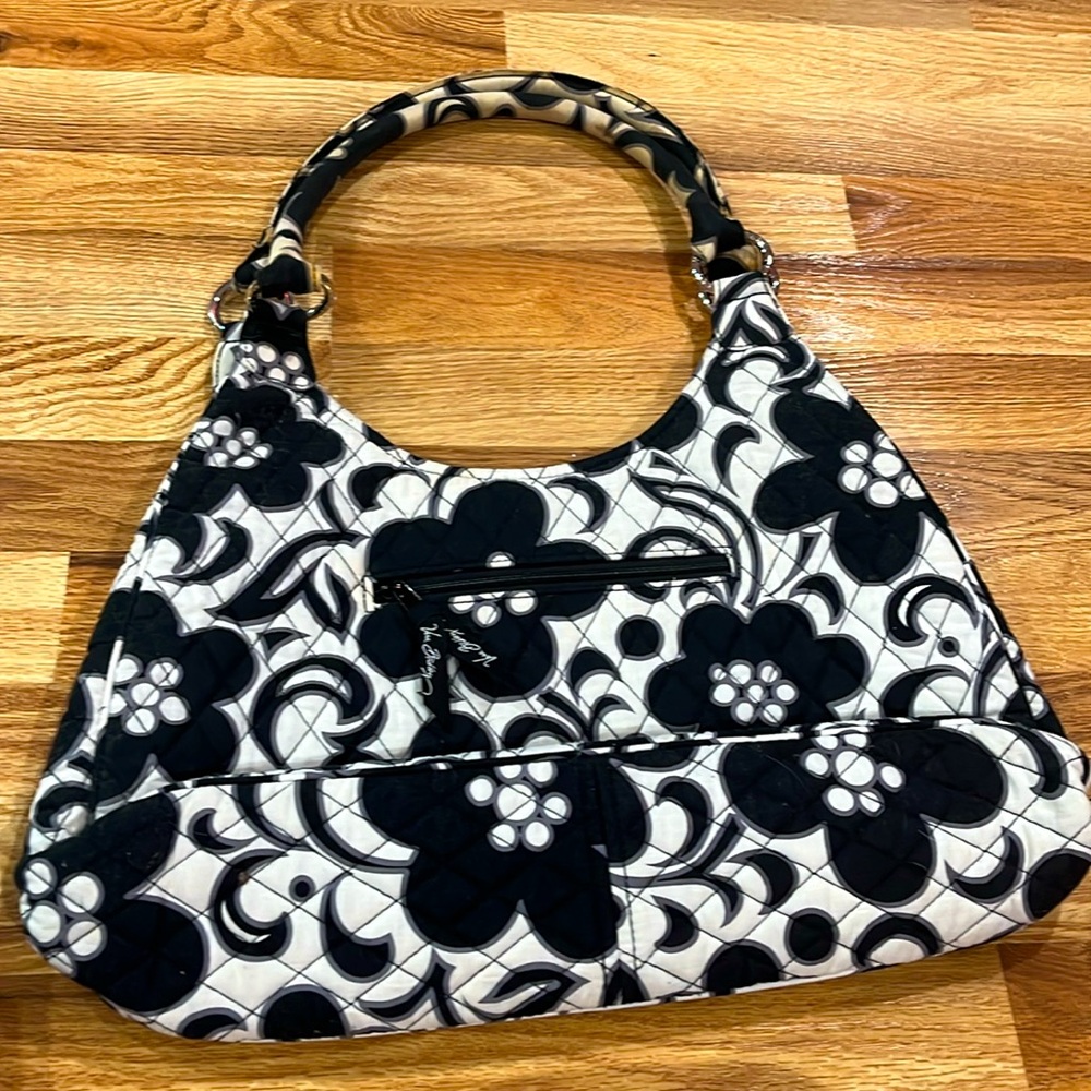 Vera Bradley Black and White Flower Purse